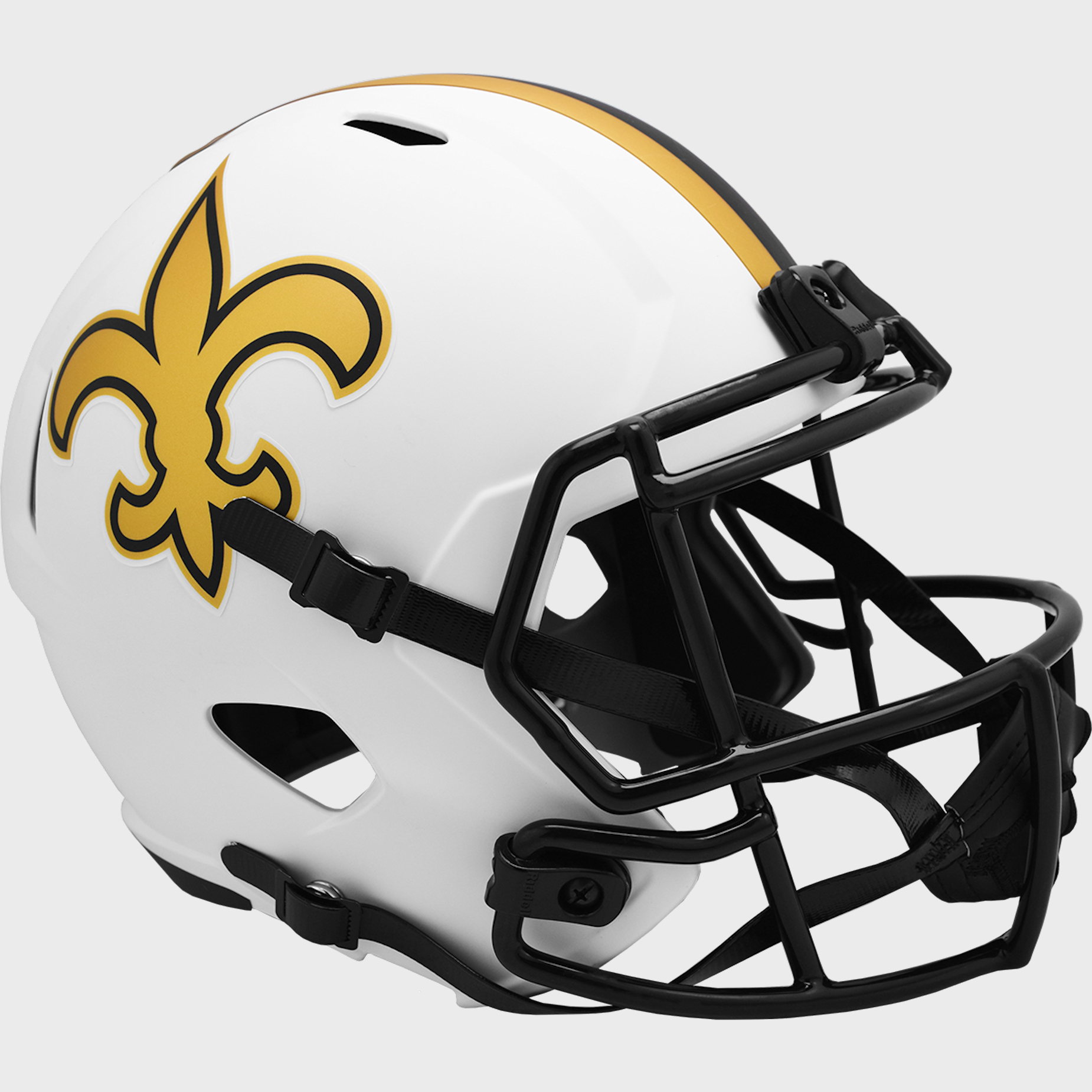 New Orleans Saints Speed Replica Football Helmet <B>LUNAR</B>