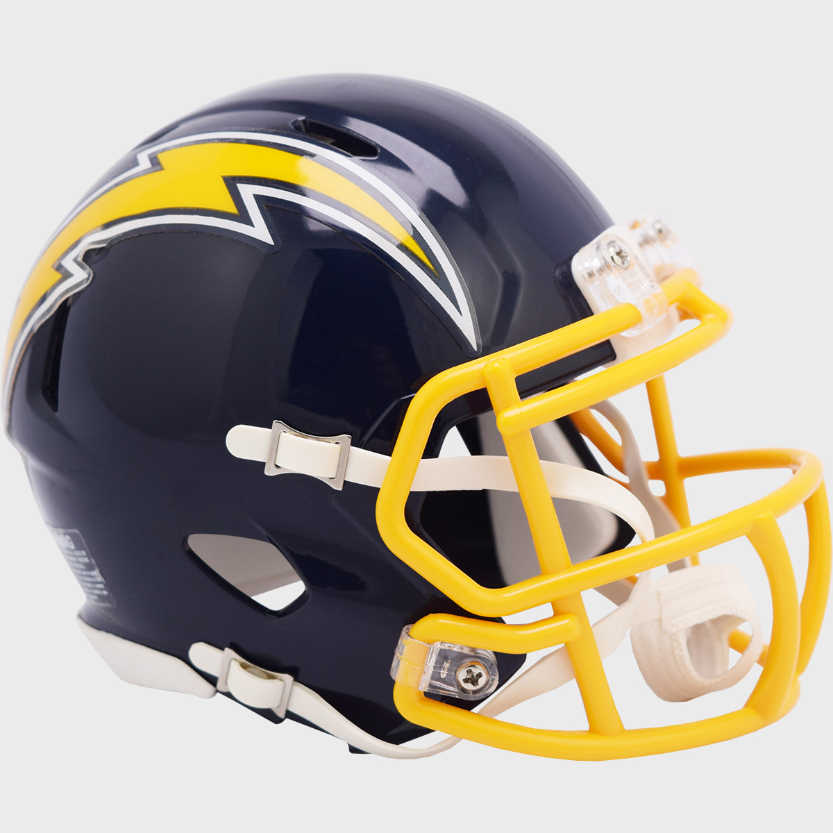 Los Angeles Chargers 1974 to 1987 Riddell Mini Replica Throwback Helmet