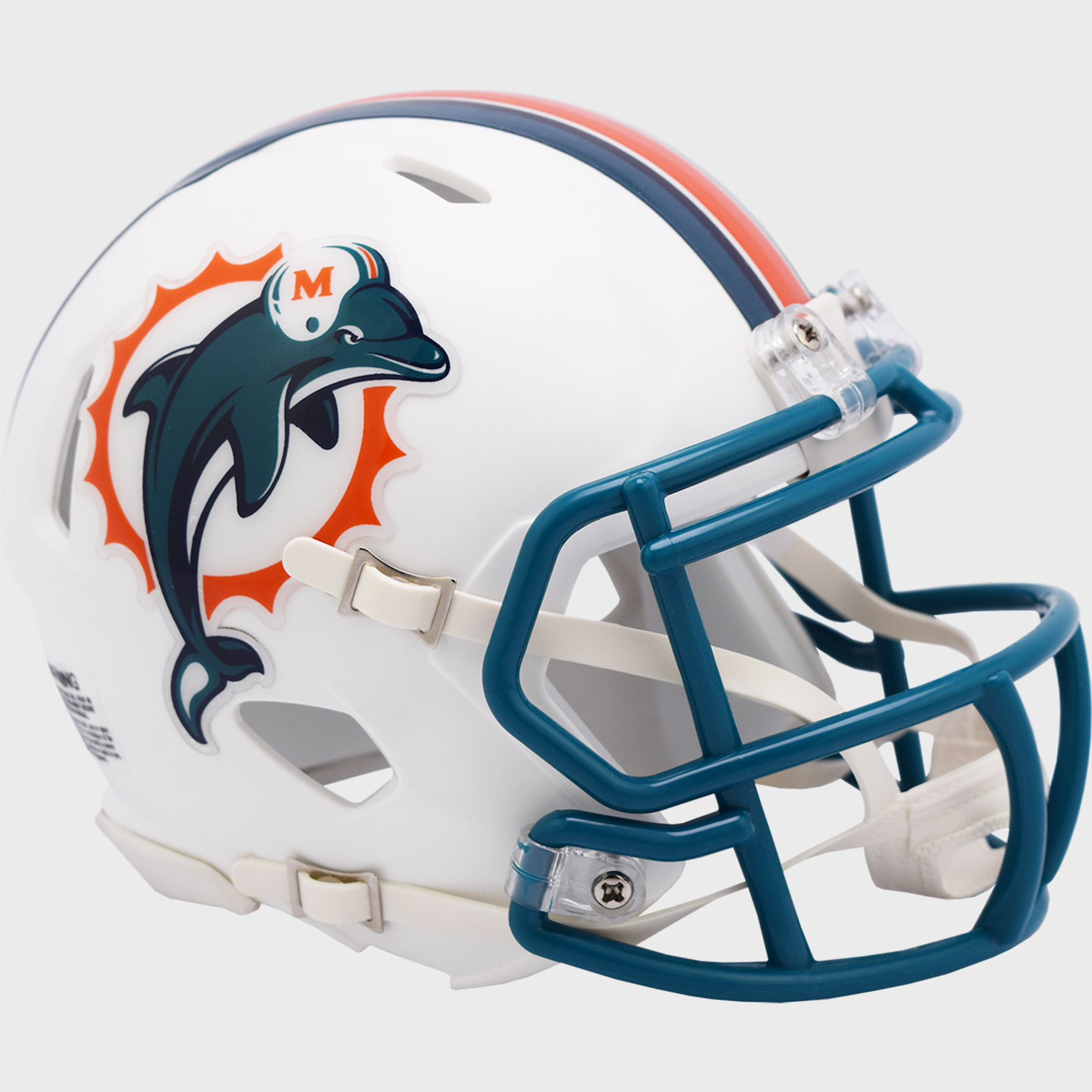 Miami Dolphins 1997 to 2012 Riddell Mini Replica Throwback Helmet