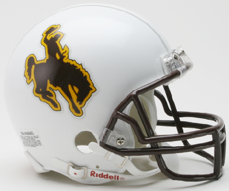 Wyoming Cowboys NCAA Mini Football Helmet