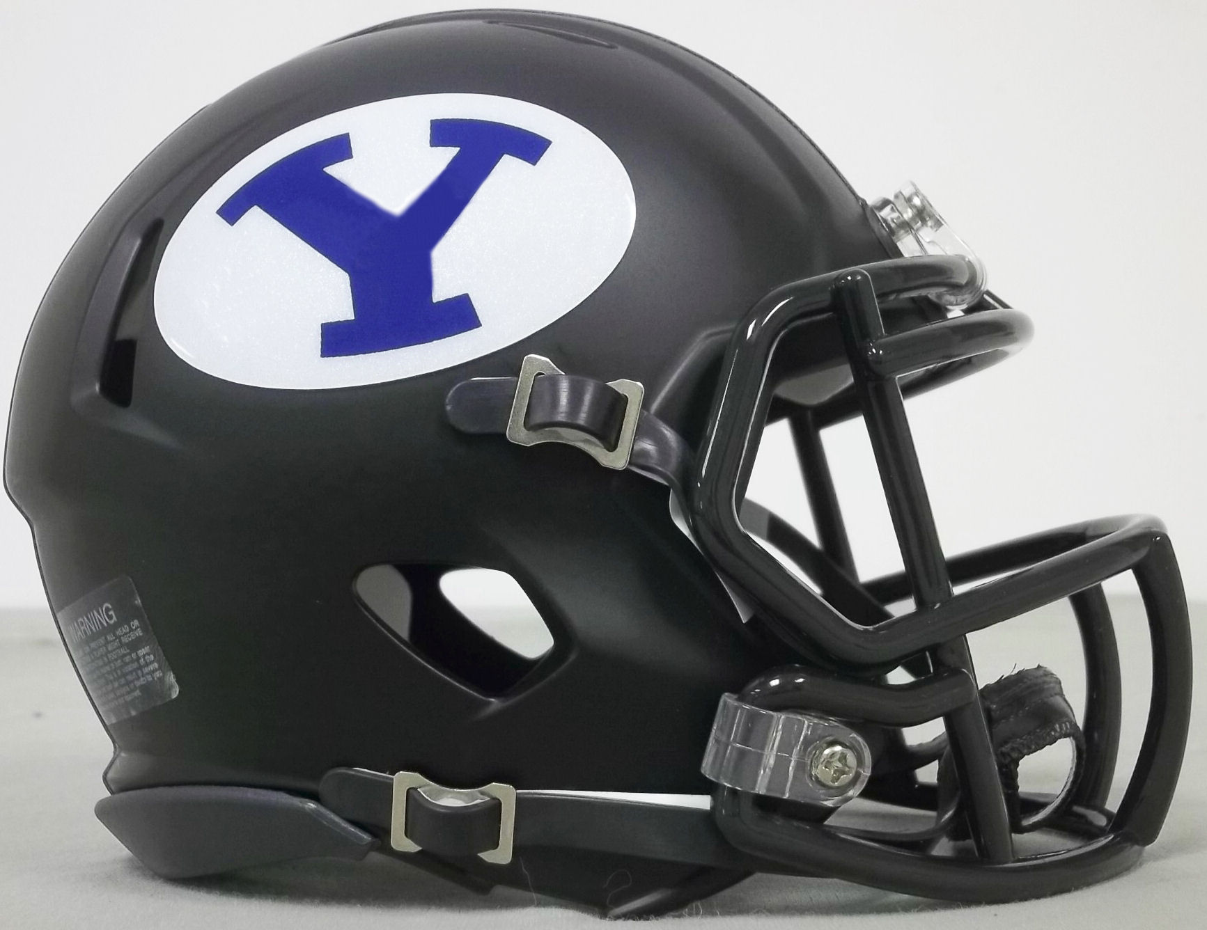 Brigham Young Cougars NCAA Mini Speed Football Helmet <B>Black</B>