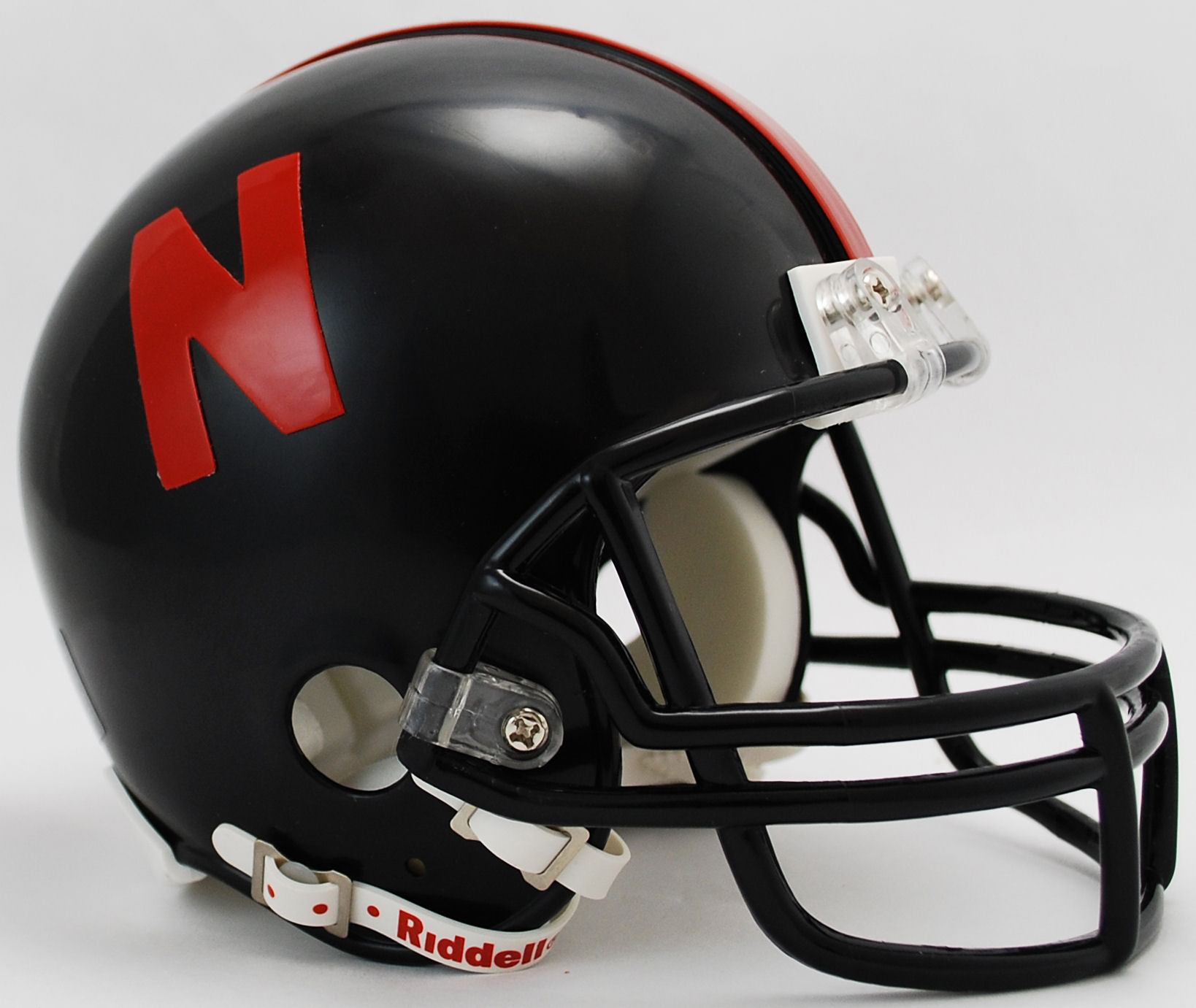 Nebraska Cornhuskers NCAA Mini Football Helmet <B>Black</B>