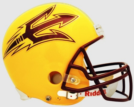 Arizona State Sun Devils Football Helmet <B>Gold</B>