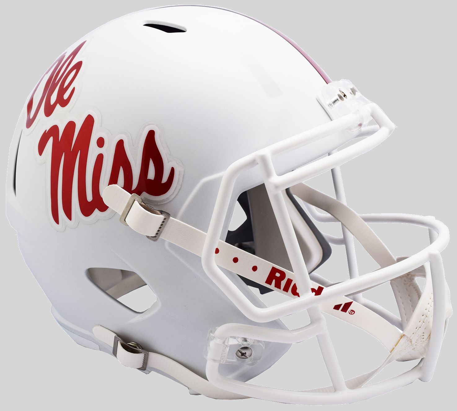 Mississippi (Ole Miss) Rebels Speed Replica Football Helmet <B>Gloss White</B>