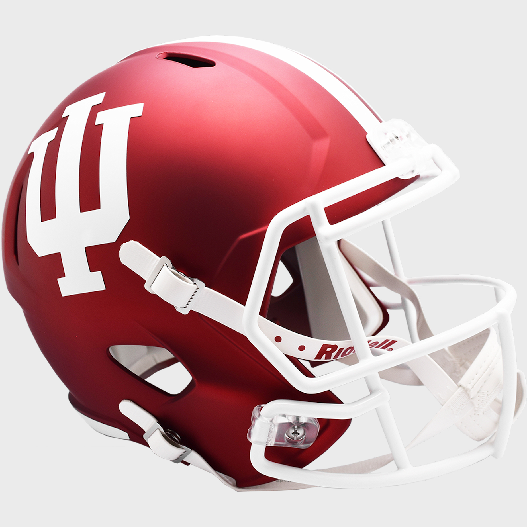Indiana Hoosiers Speed Replica Football Helmet <B>Anodized Crimson</B>