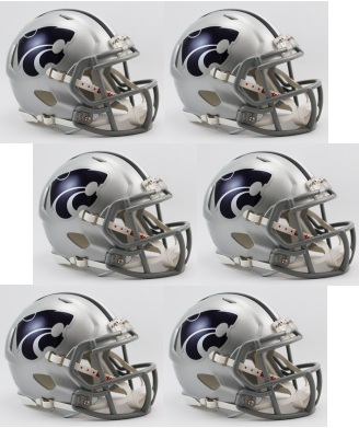 Kansas State Wildcats NCAA Mini Speed Football Helmet 6 count
