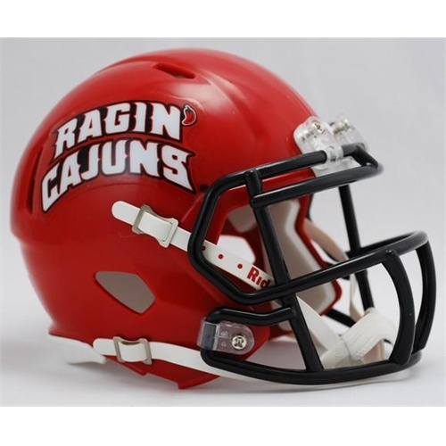 Louisiana-Lafayette Ragin NCAA Mini Speed Football Helmet