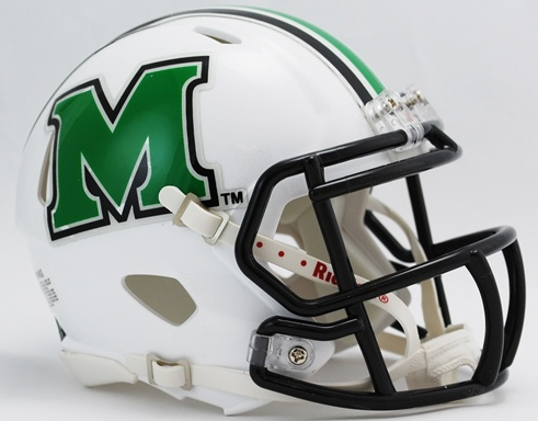 Marshall Thundering Herd NCAA Mini Speed Football Helmet