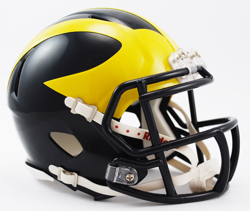 Michigan Wolverines NCAA Mini Speed Football Helmet