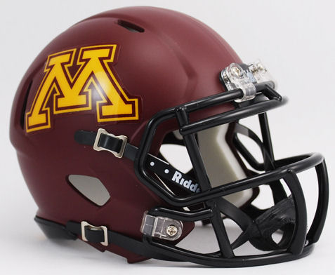 Minnesota Golden Gopher NCAA Mini Speed Football Helmet