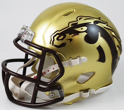 Western Michigan Broncos NCAA Mini Speed Football Helmet