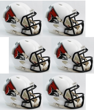 Ball State Cardinals NCAA Mini Speed Football Helmet 6 count