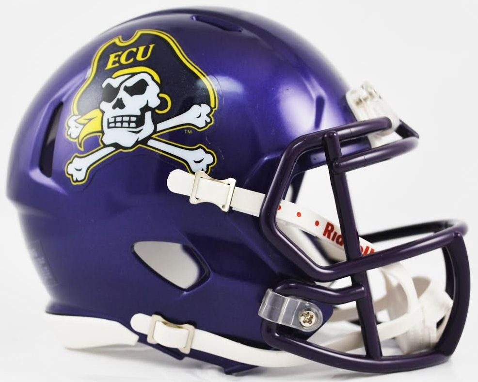 East Carolina Pirates NCAA Mini Speed Football Helmet