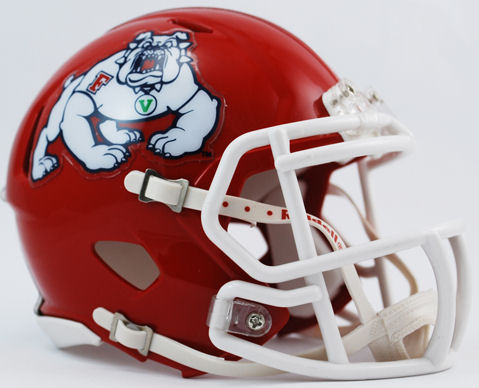 Fresno State Bulldogs NCAA Mini Speed Football Helmet
