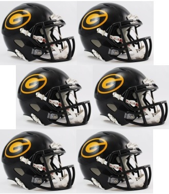 Grambling St Tigers NCAA Mini Speed Football Helmet 6 count