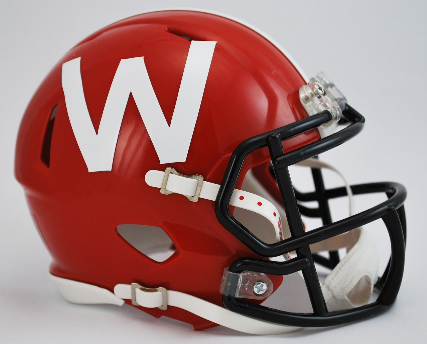 Wisconsin Badgers NCAA Mini Speed Football Helmet <B>Red</B>