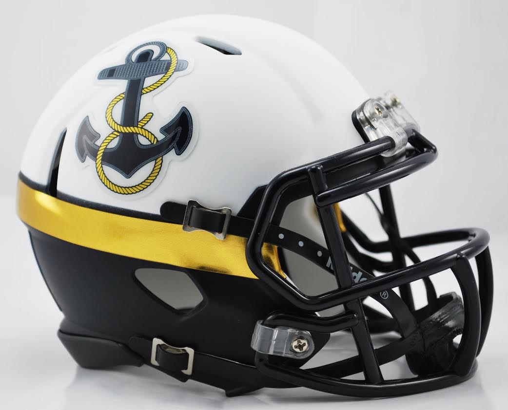 Navy Midshipmen NCAA Mini Speed Football Helmet <B>2012 Special</B>