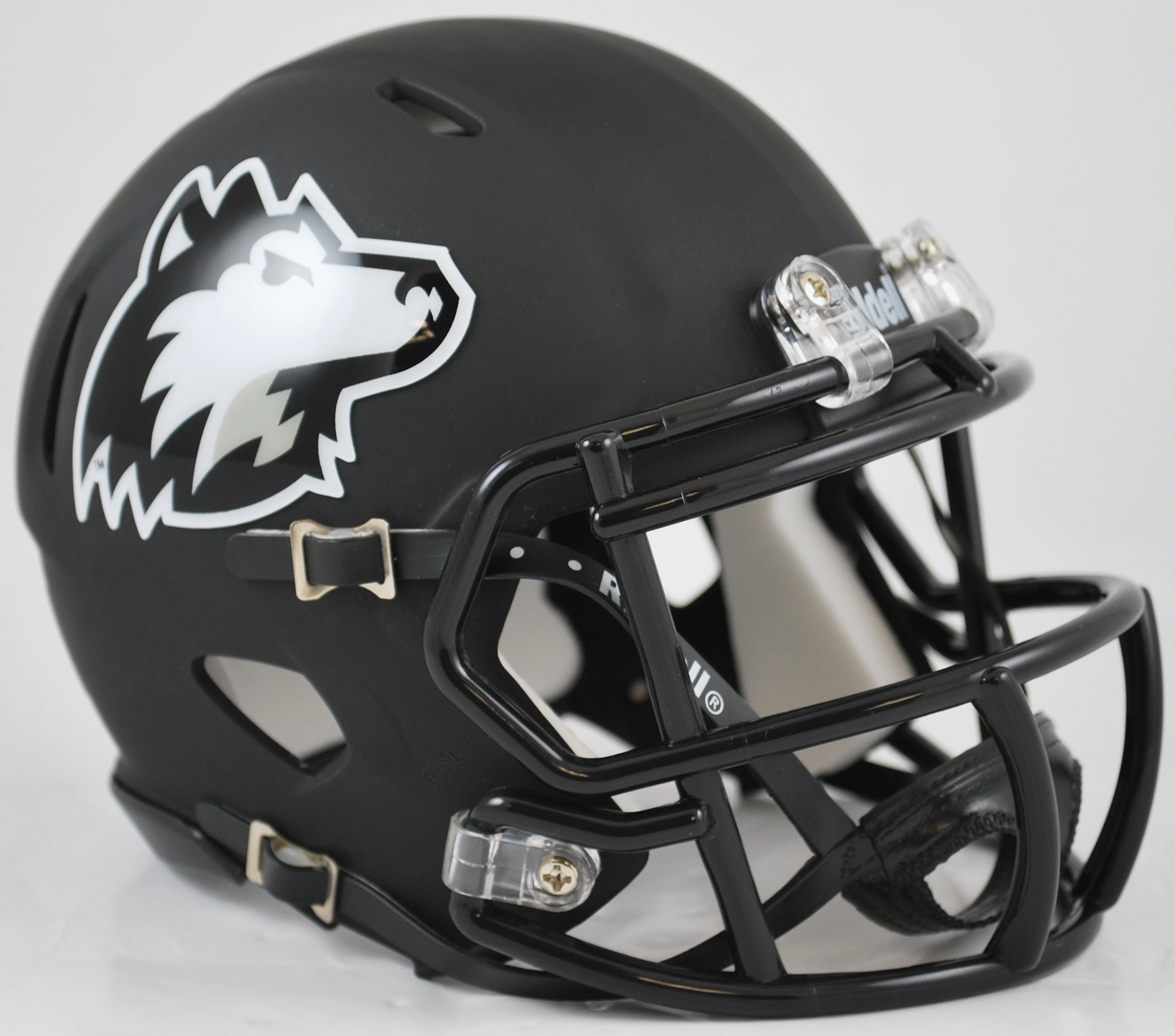 Northern Illinois Huskies NCAA Mini Speed Football Helmet <B>Matte Black</B>