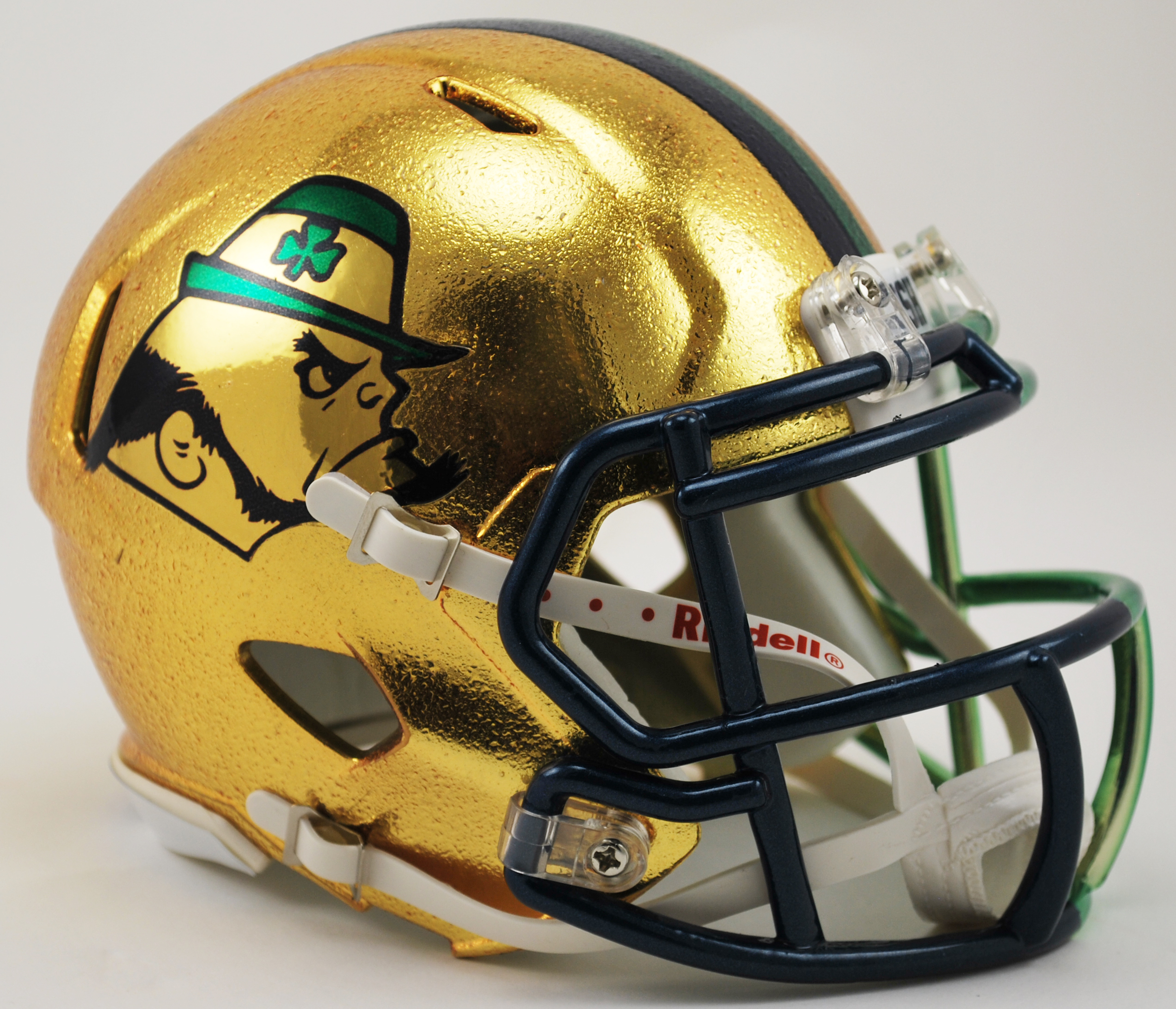 Notre Dame Fighting Irish NCAA Mini Football Helmet <B>2015 HydroSkin Boston SALE</B>