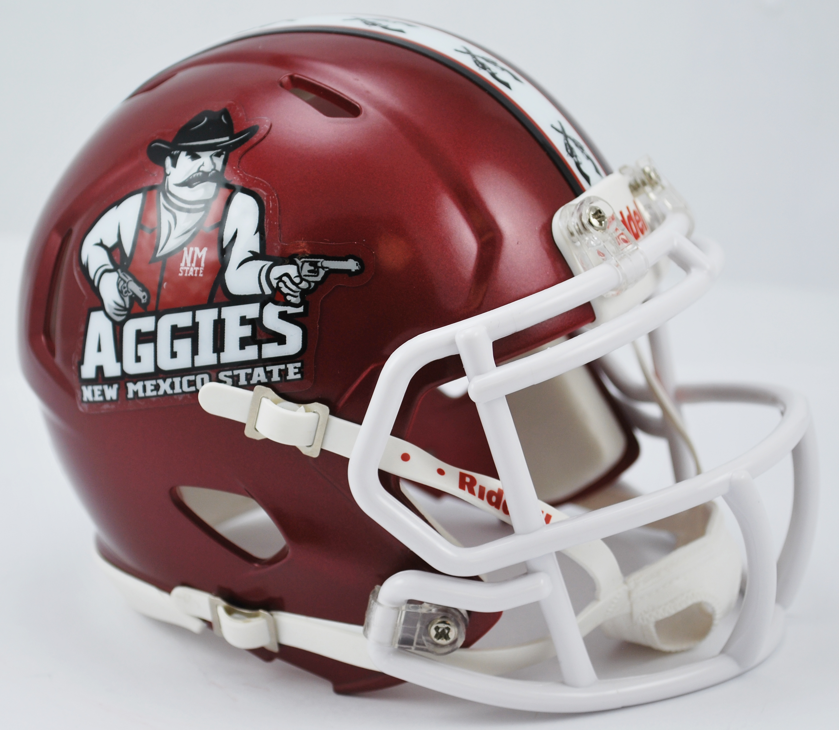 New Mexico State Aggies NCAA Mini Speed Football Helmet