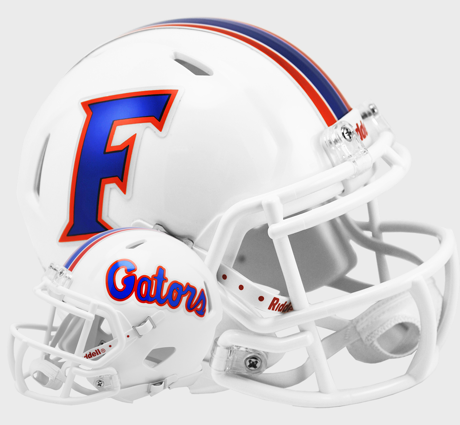 Florida Gators NCAA Mini Speed Football Helmet <B>2015 White</B>