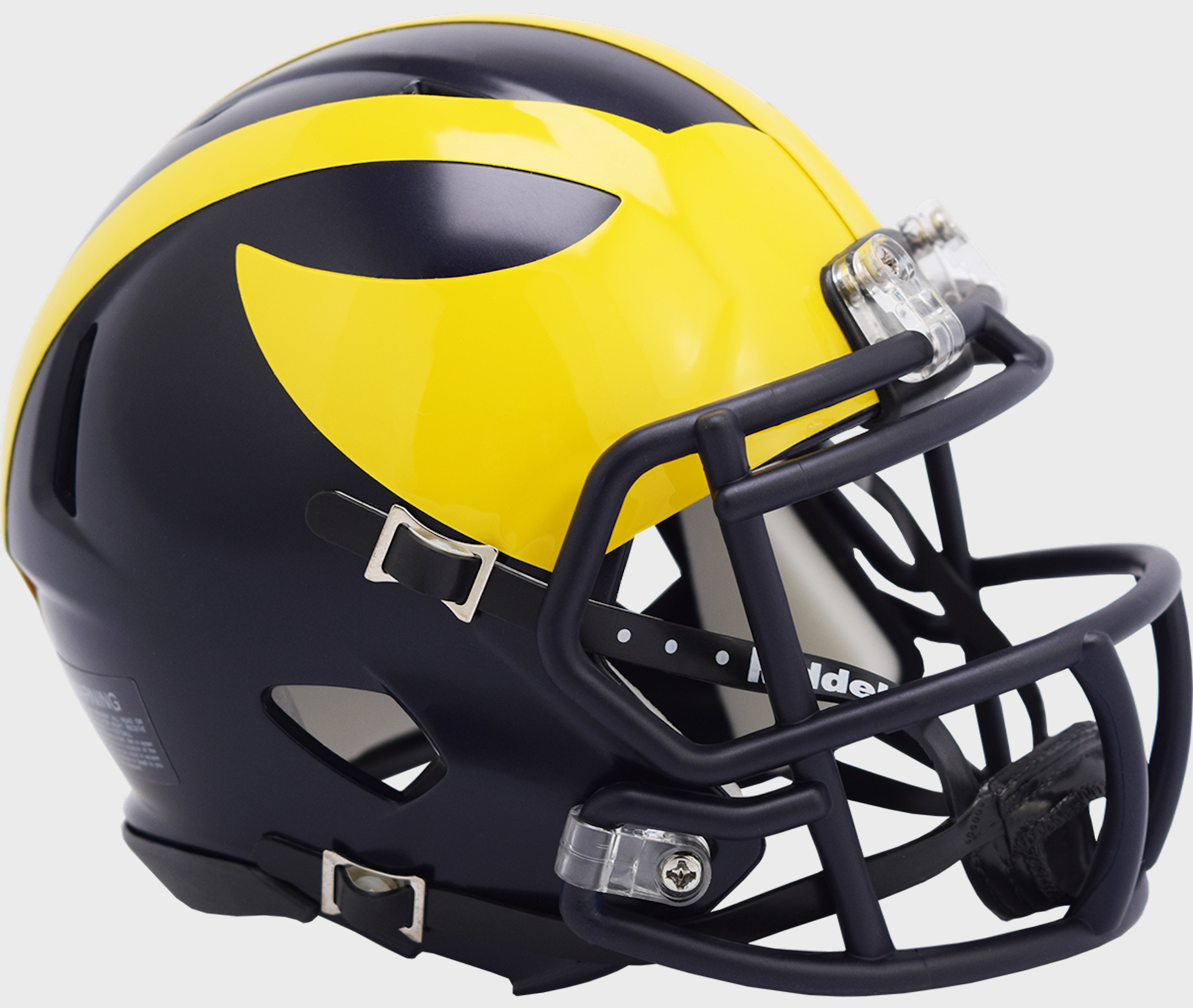 Michigan Wolverines NCAA Mini Speed Football Helmet <B>2020 Low Gloss Blue</B> 