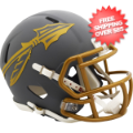 Helmets, Mini Helmets: Florida State Seminoles NCAA Mini Speed Football Helmet <B>SLATE</B>