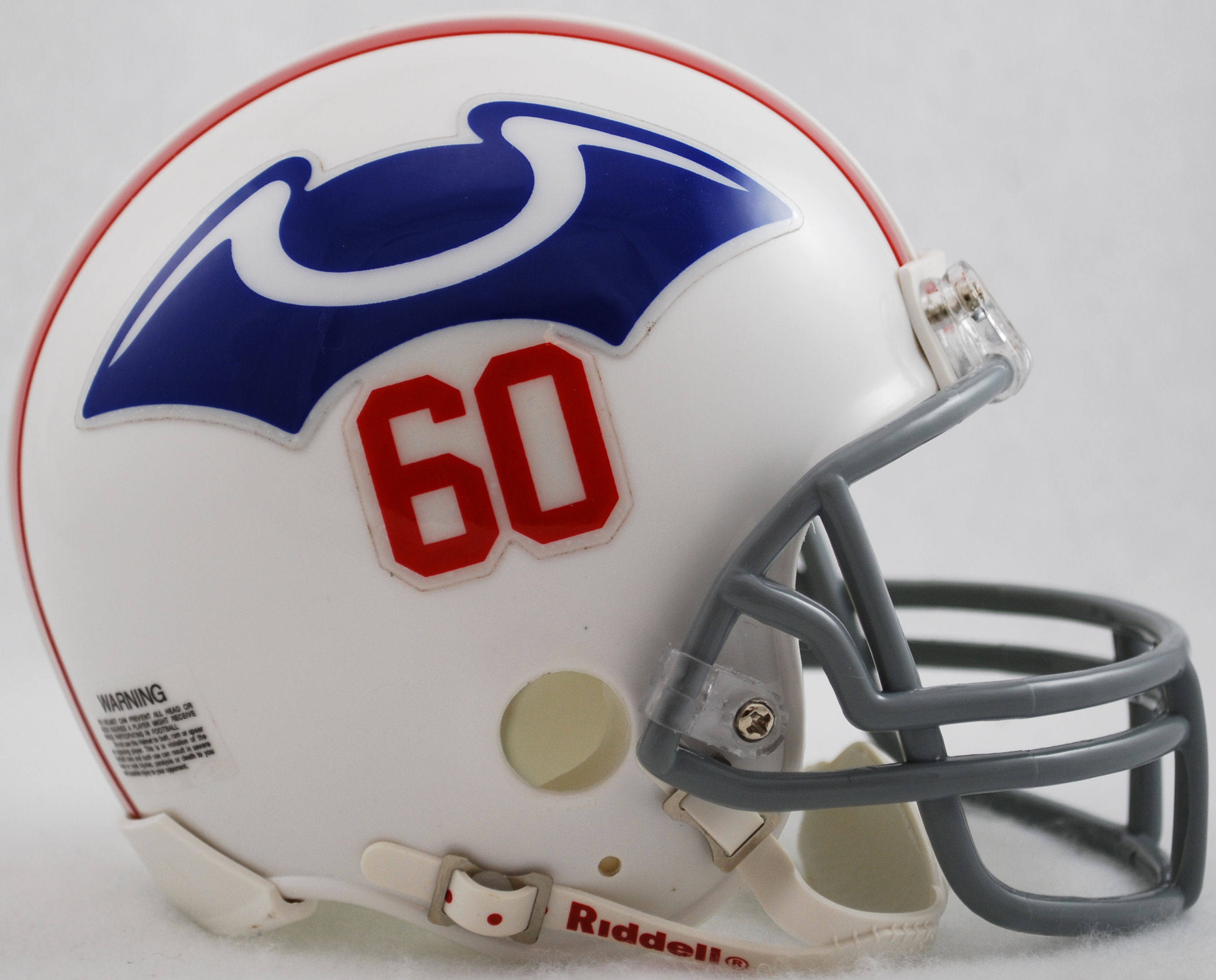 New England Patriots 1960 Riddell Mini Replica Throwback Helmet