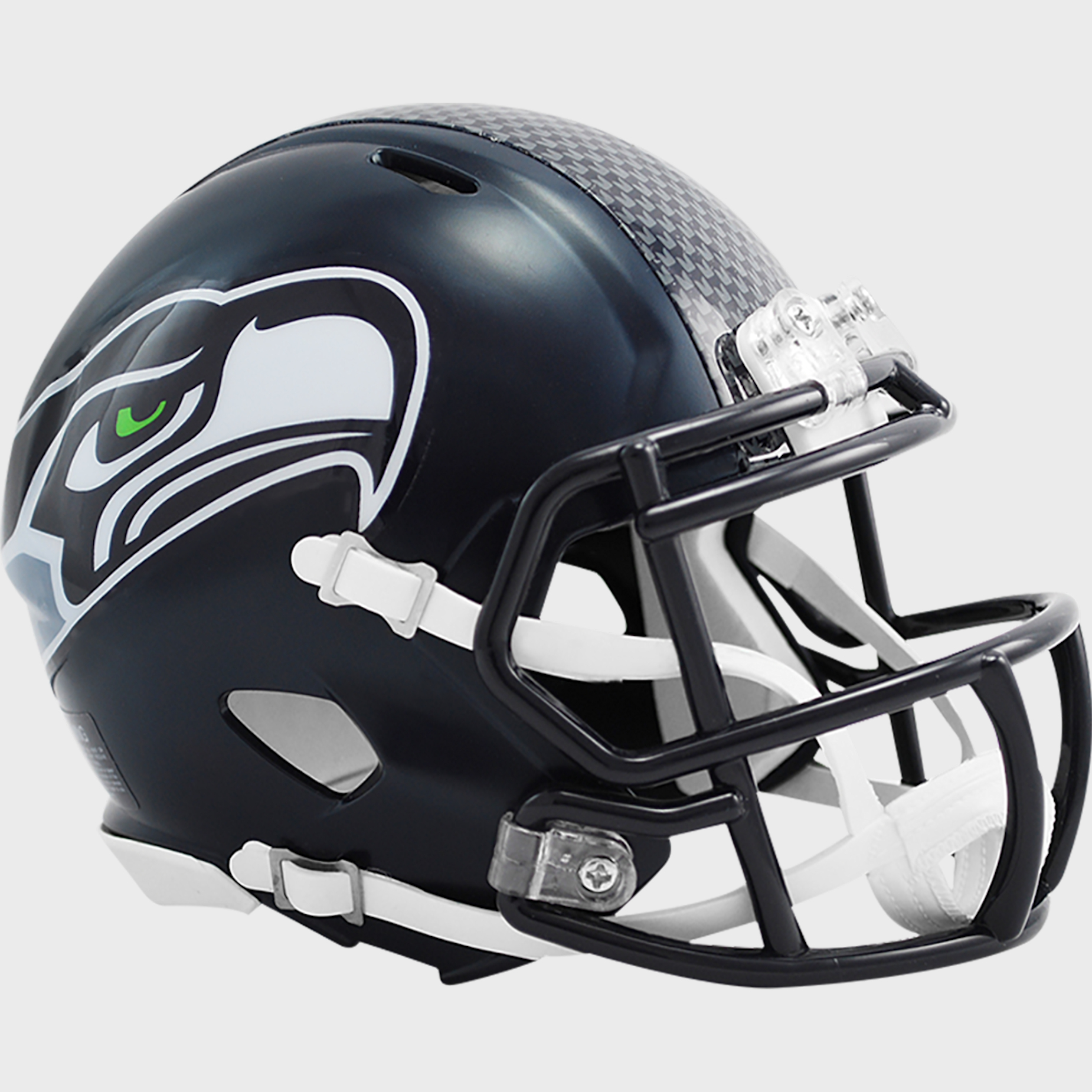 Seattle Seahawks NFL Mini Speed Football Helmet <B>Matte Navy</B>