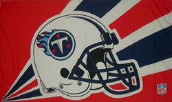 Tennessee Titans Helmet Flag <B>BLOWOUT SALE</B>