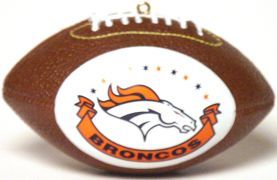 Denver Broncos Ornaments Football