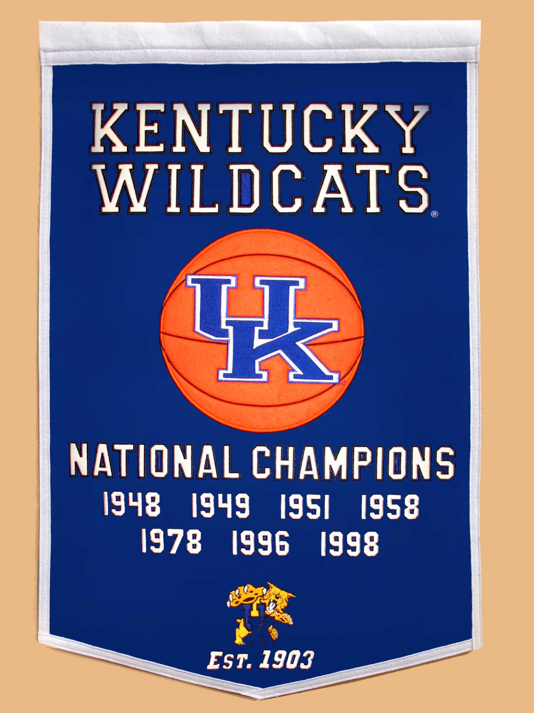 Kentucky Wildcats Dynasty Banner