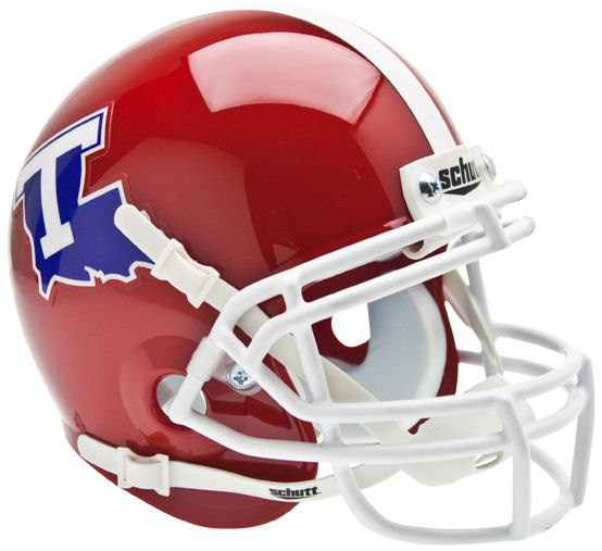 Louisiana Tech Bulldogs Mini XP Authentic Helmet Schutt