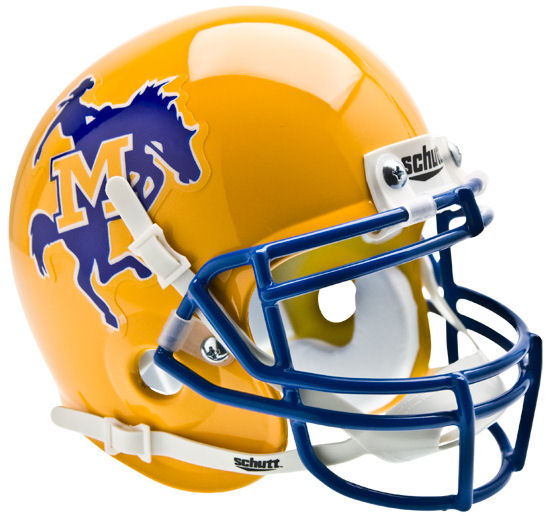 McNeese State Cowboys Mini XP Authentic Helmet Schutt