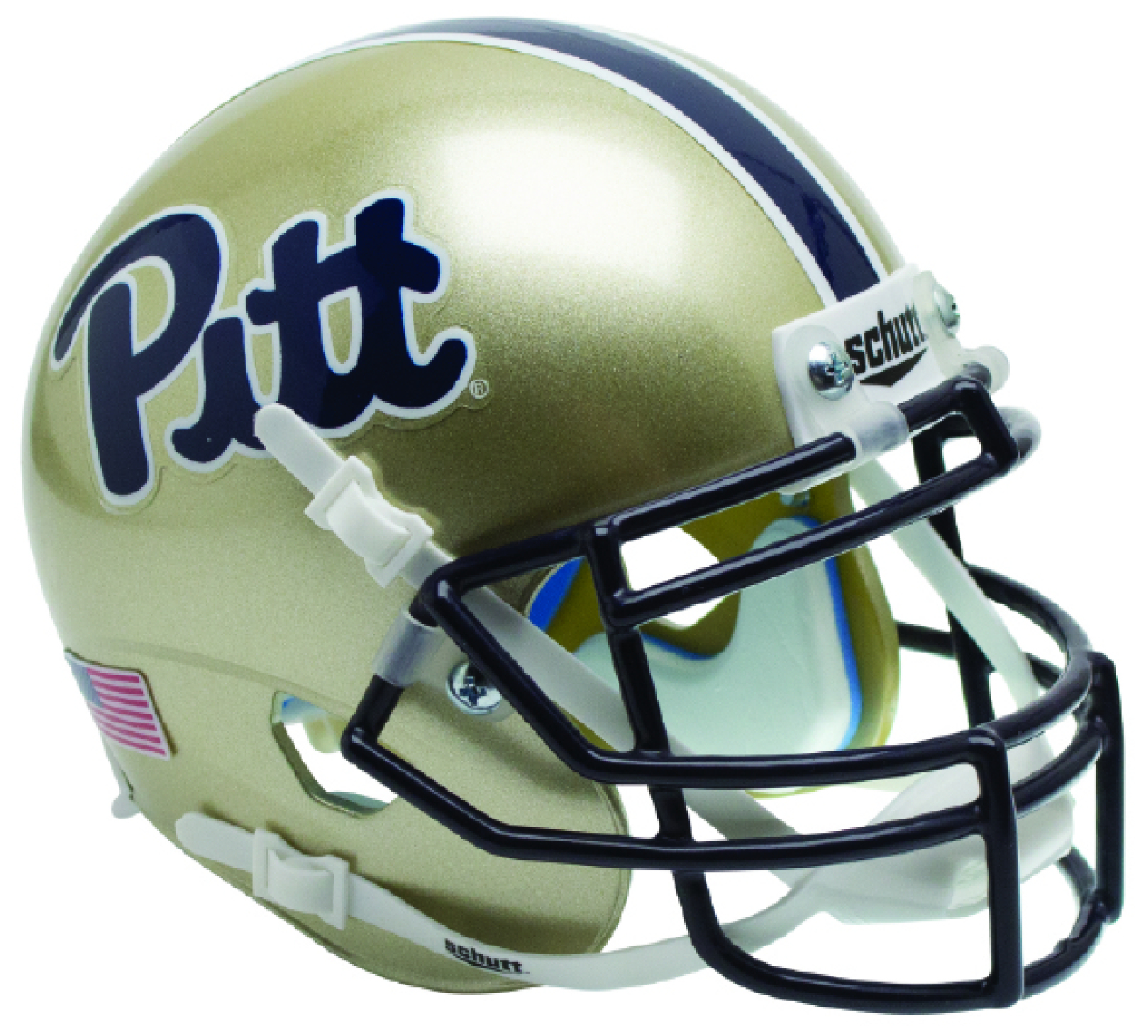 Pittsburgh Panthers Miniature Football Helmet Desk Caddy <B>Script</B>