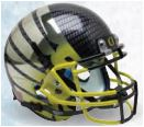 Oregon Ducks Authentic College XP Football Helmet Schutt <B>Smoke AquaTech Wing Yellow Mask</B>