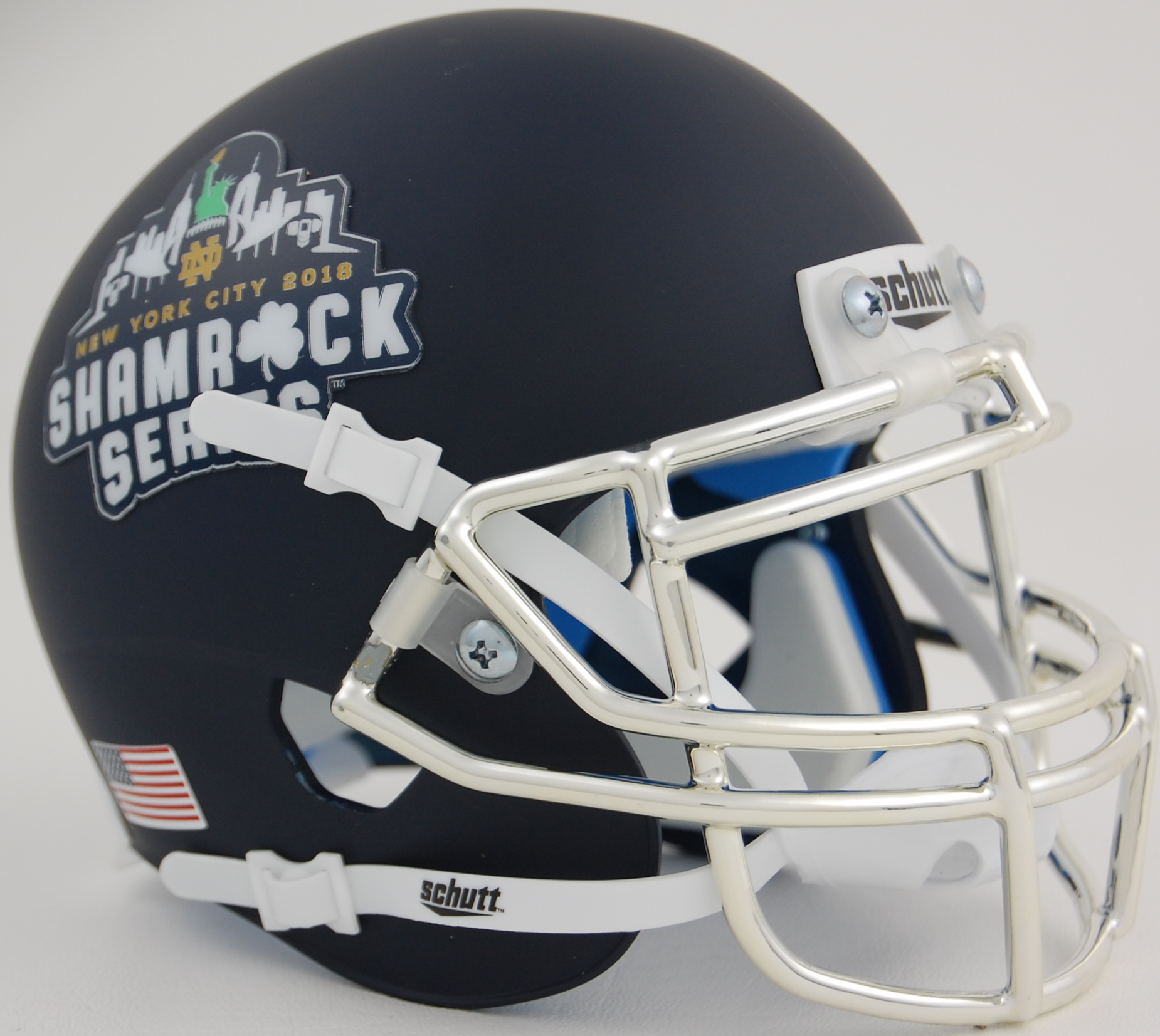 Notre Dame Fighting Irish Authentic College XP Football Helmet Schutt <B>Shamrock Series</B>