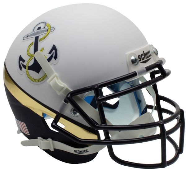 Navy Midshipmen Mini XP Authentic Helmet Schutt <B>2012 Special</B>