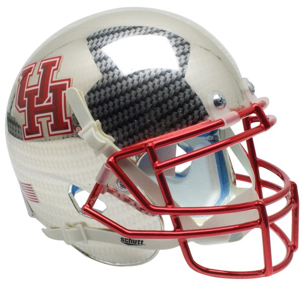Houston Cougars Mini XP Authentic Helmet Schutt <B>Hydro</B>