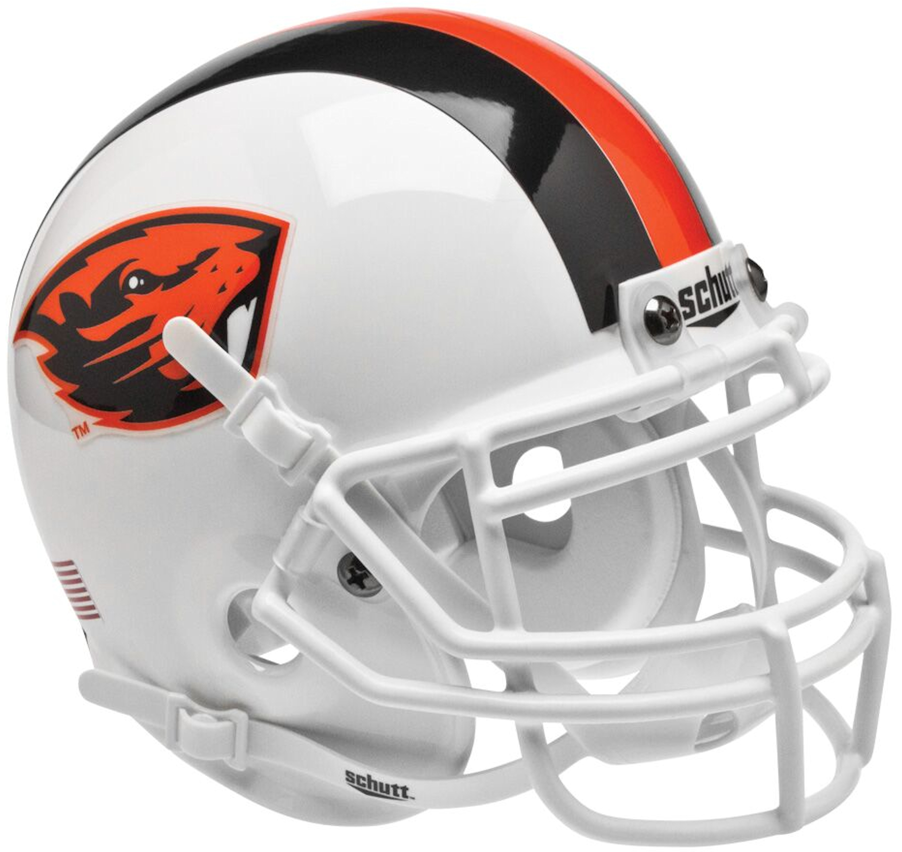 Oregon State Beavers Mini XP Authentic Helmet Schutt <B>White</B>