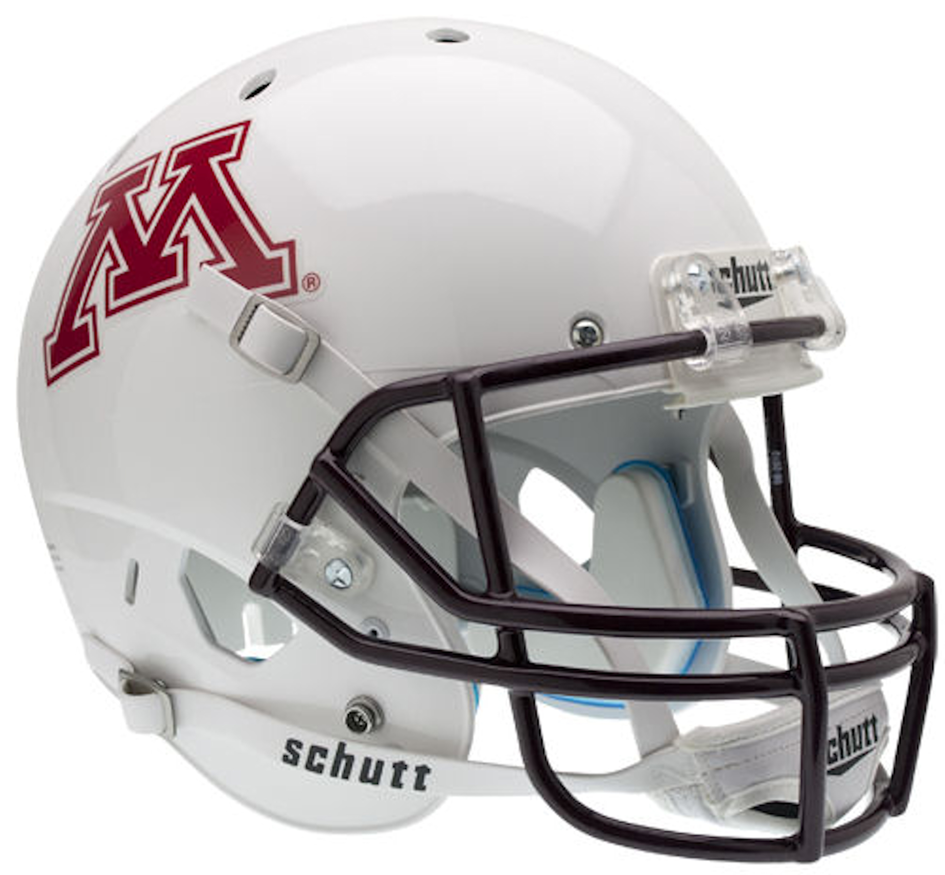 Minnesota Golden Gophers Full XP Replica Football Helmet Schutt <B>White</B>