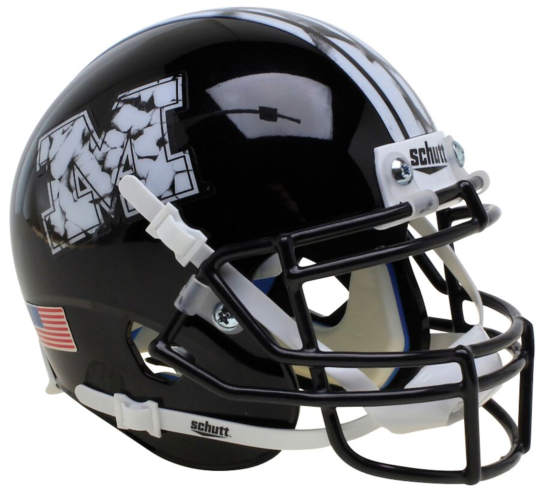 Missouri Tigers Full XP Replica Football Helmet Schutt <B>Black M</B>