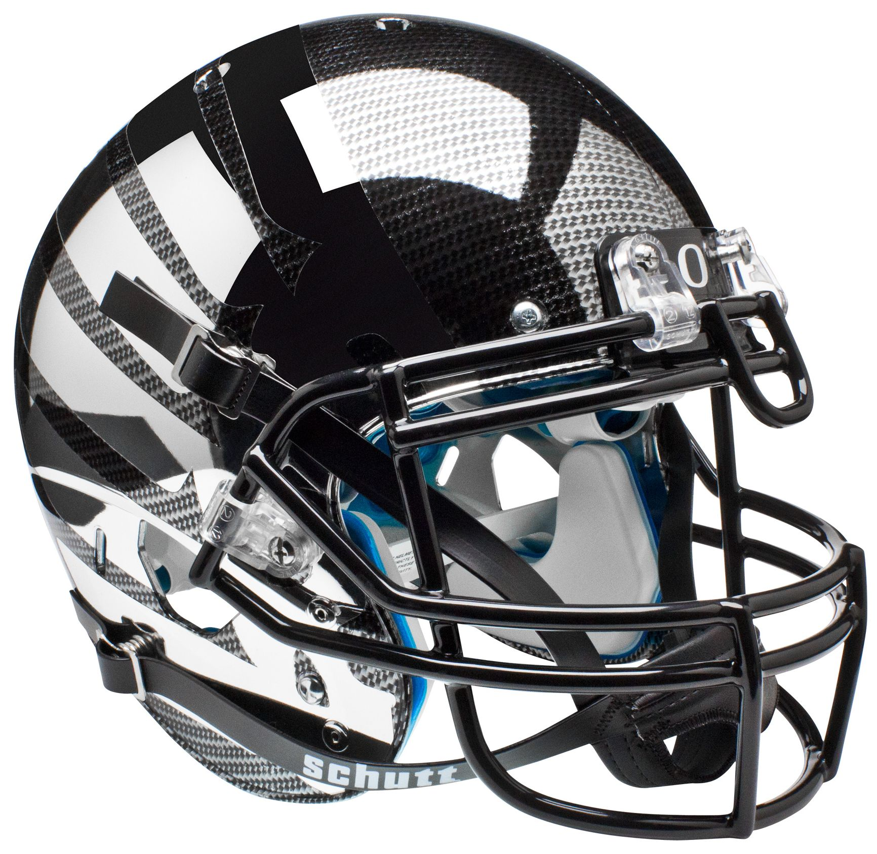 Oregon Ducks Authentic College XP Football Helmet Schutt <B>Smoke AquaTech Wing</B>