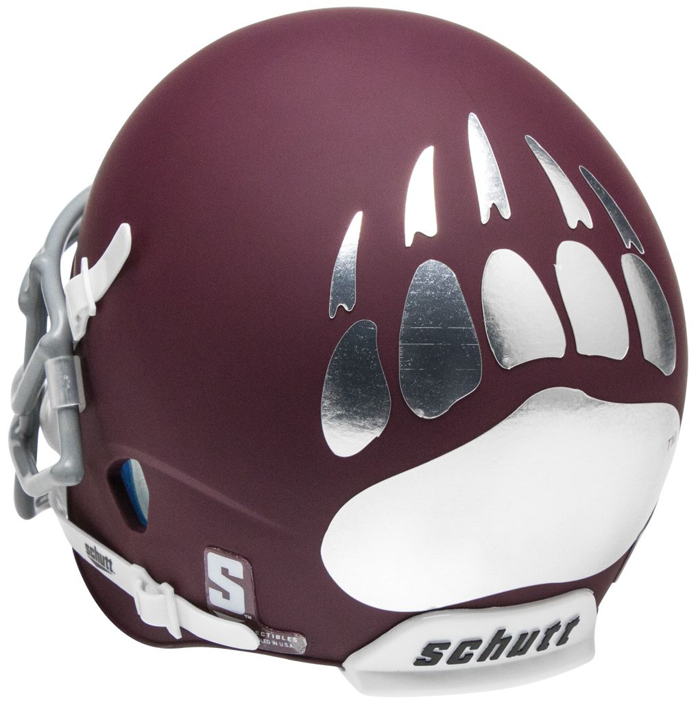 Montana Grizzlies Mini XP Authentic Helmet Schutt <B>Matte Maroon</B>