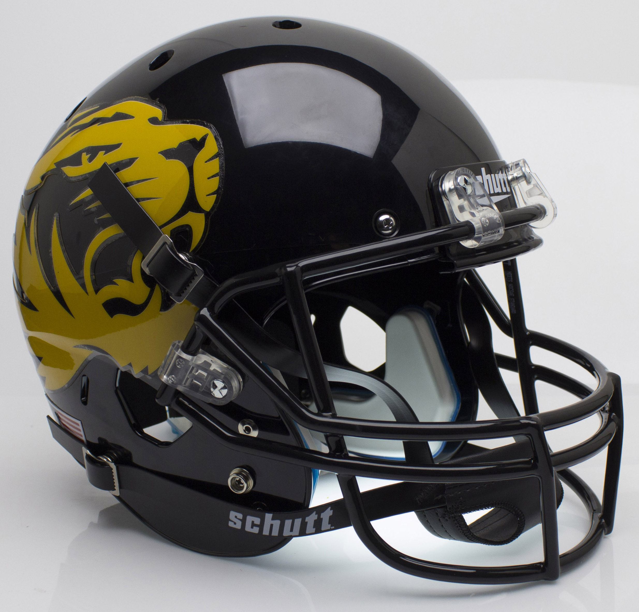 Missouri Tigers Full XP Replica Football Helmet Schutt <B>Large Tiger Alt 4</B>