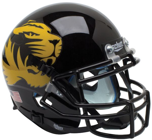 Missouri Tigers Mini XP Authentic Helmet Schutt <B>Large Tiger Alt 4</B>