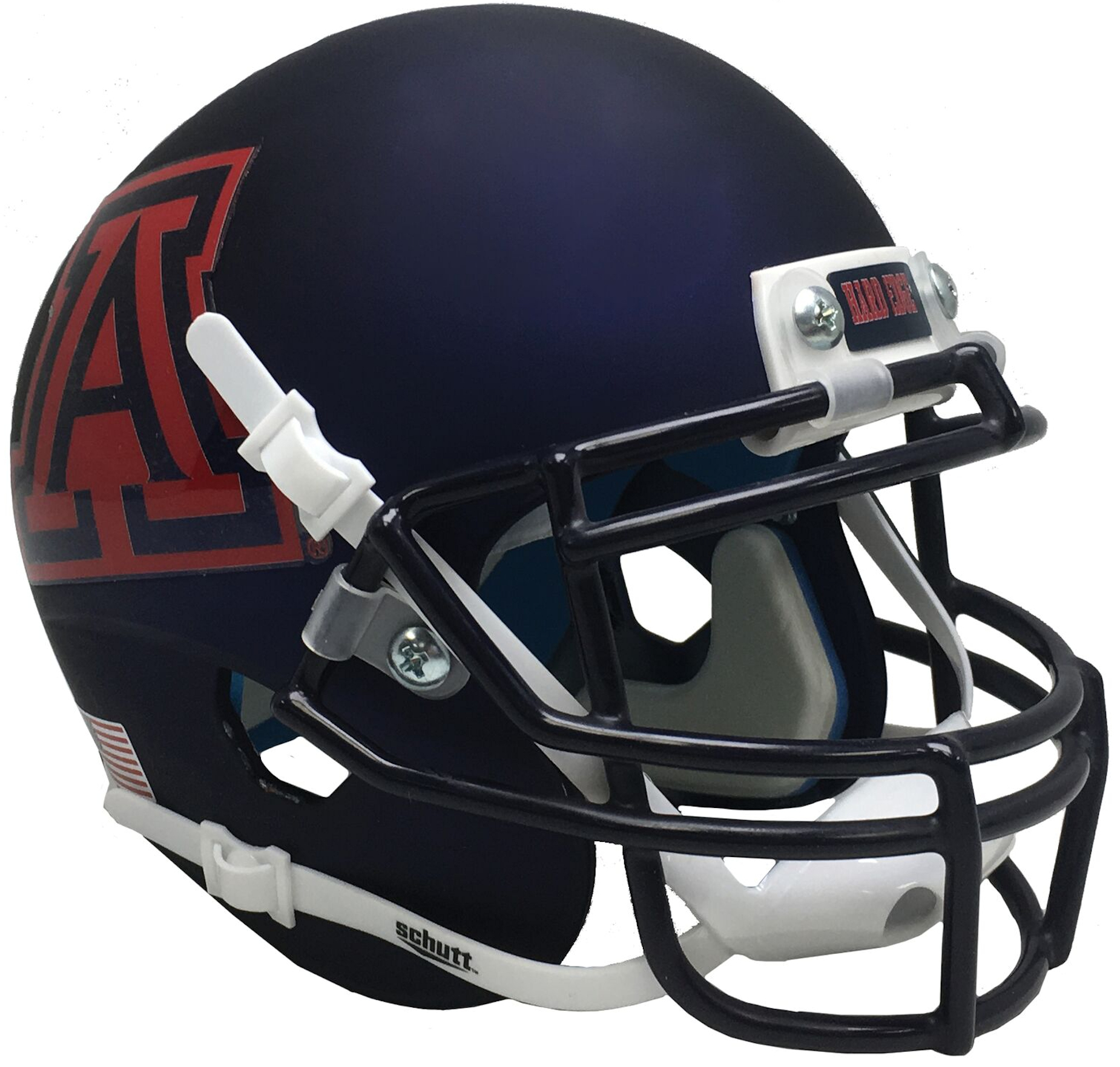 Arizona Wildcats Mini XP Authentic Helmet Schutt <B>Matte Navy</B>
