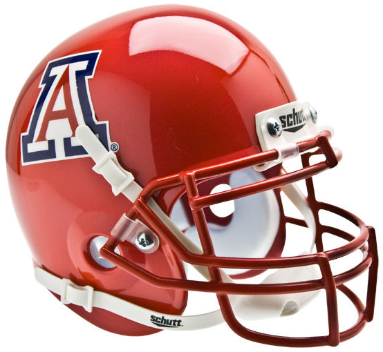 Arizona Wildcats Mini XP Authentic Helmet Schutt <B>Scarlet</B>