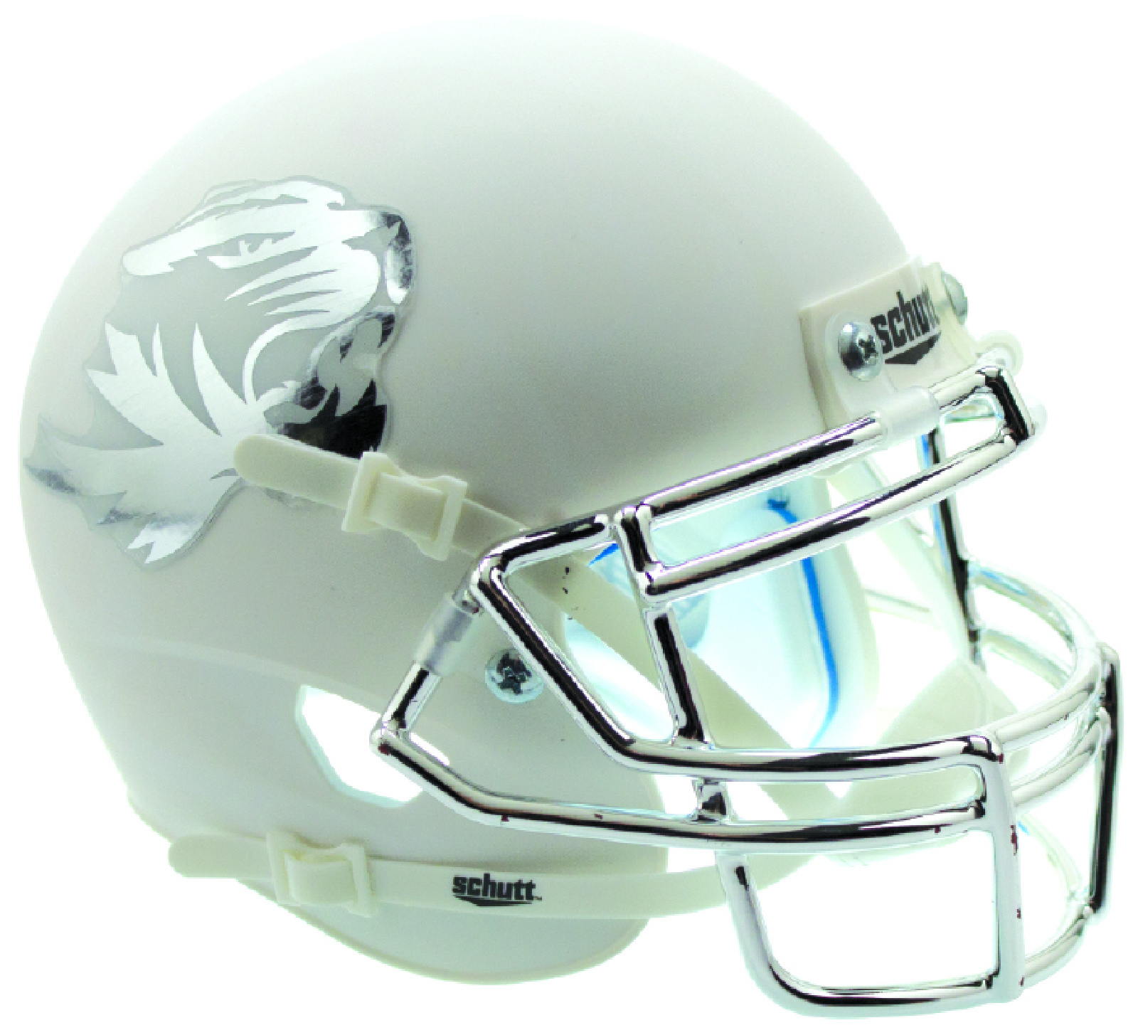Missouri Tigers Full XP Replica Football Helmet Schutt <B>Matte White</B>