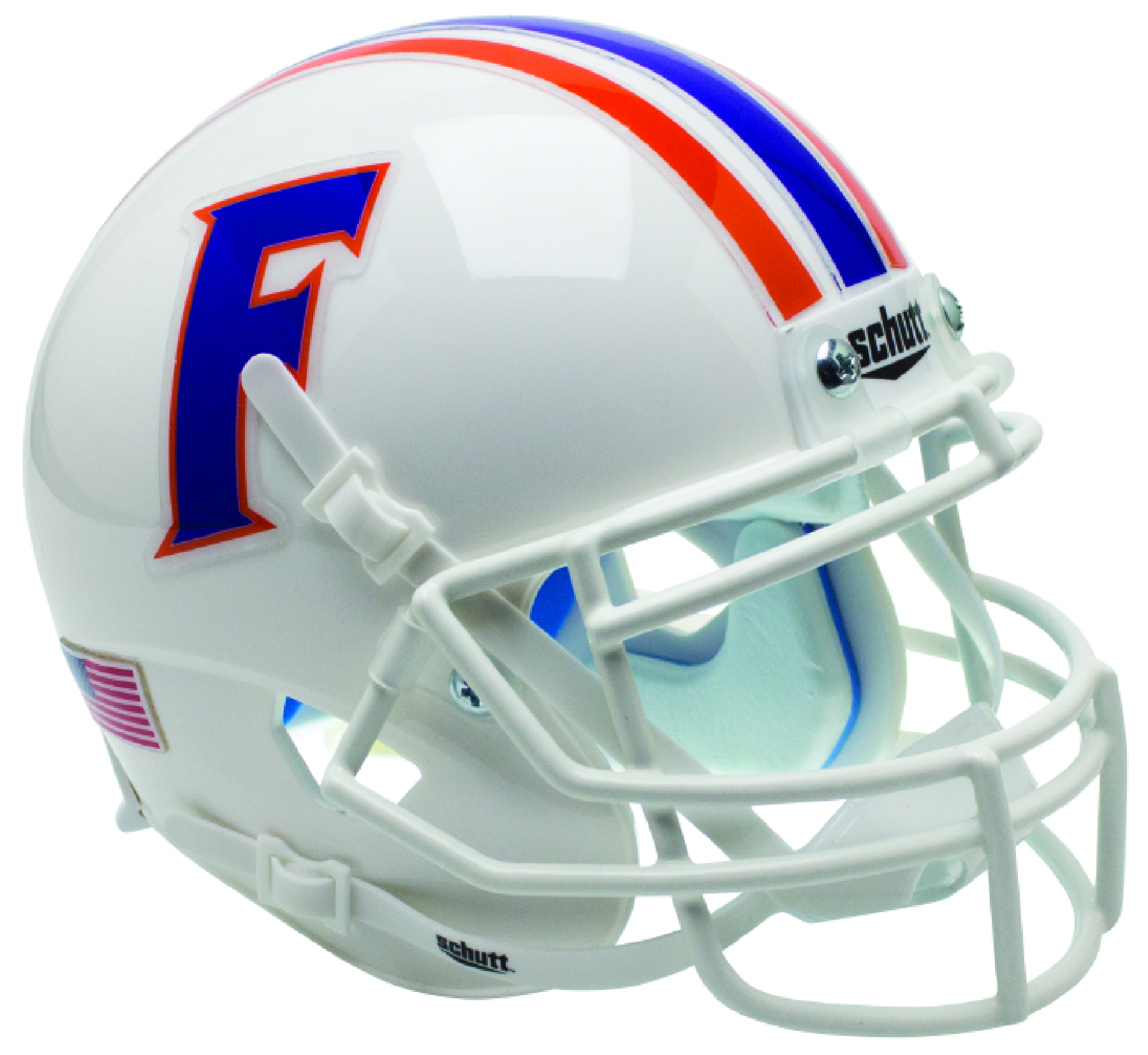 Florida Gators Mini XP Authentic Helmet Schutt <B>White</B>